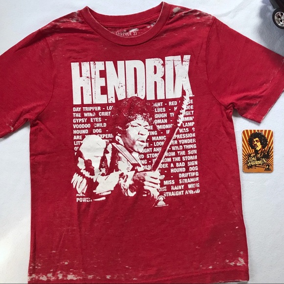 Forever 21 Jimi Hendrix NWT Shirt for Boys 11/12 - Picture 2 of 5